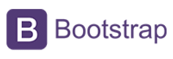 Bootstrap logo with a purple background and white 'B' icon.