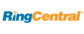 RingCentral logo in blue and orange text