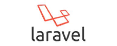 Laravel logo in red and black colors