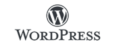 WordPress logo displaying its iconic circular 